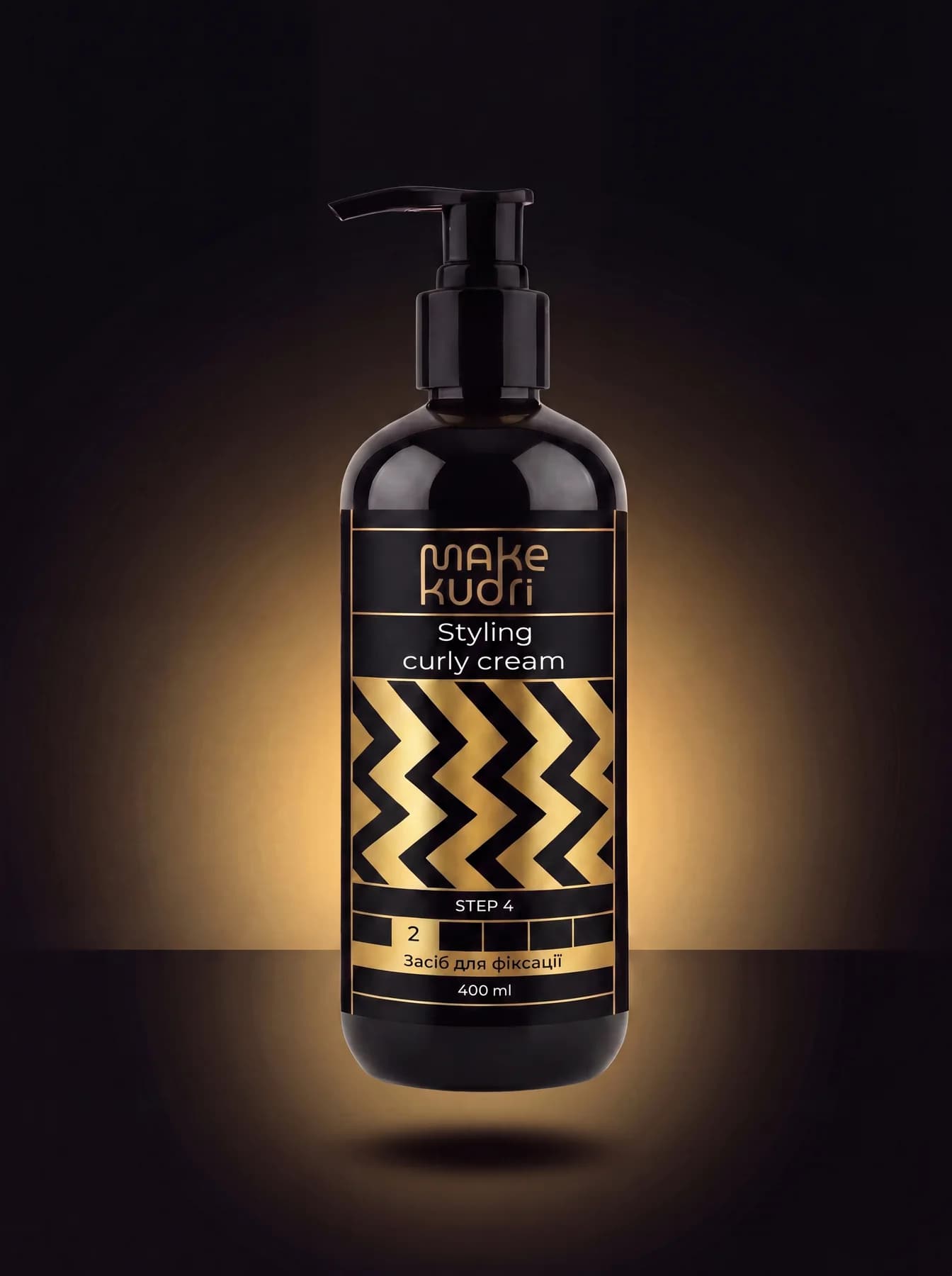 Make Kudri styling cream bottle, 400 ml