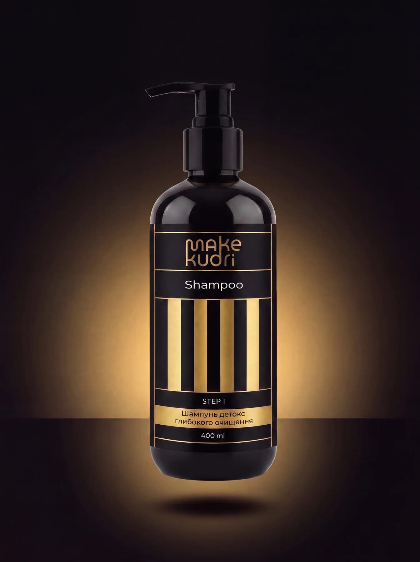Make Kudri detox shampoo bottle, 400 ml